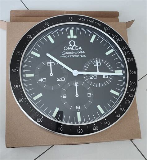 omega speedmaster wall clock.